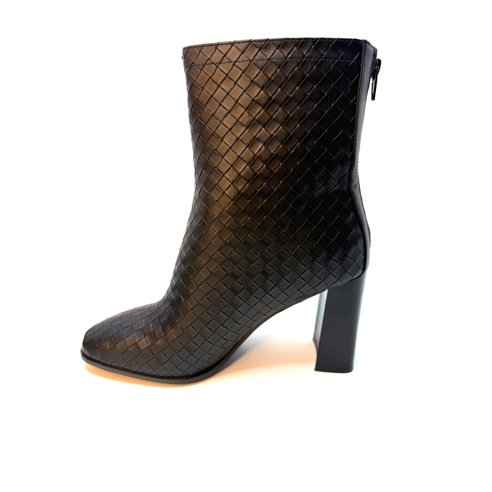 Journee Collection Women's Brielle Woven Booties Boots Black Size 9 NWT/BOX - Picture 5 of 8